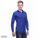 Men's Regular Fit Cotton Solid Casual Shirts  - M