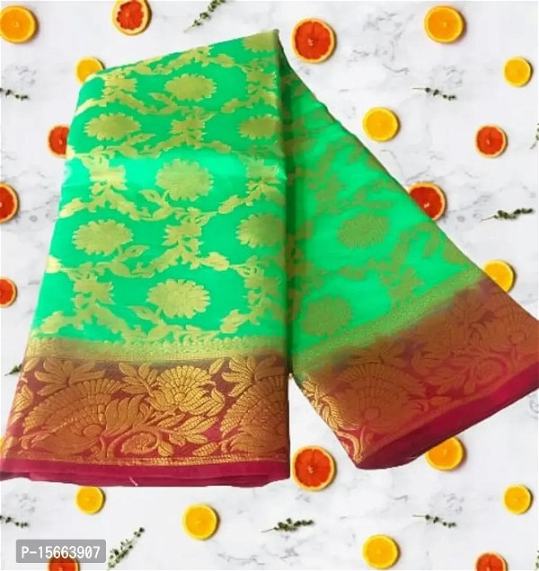 Banarasi Silk Jacquard Sarees with Blouse Piece