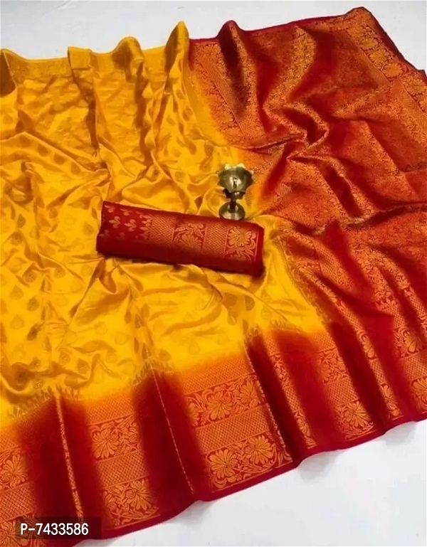 Banarasi Silk Yellow Saree 
