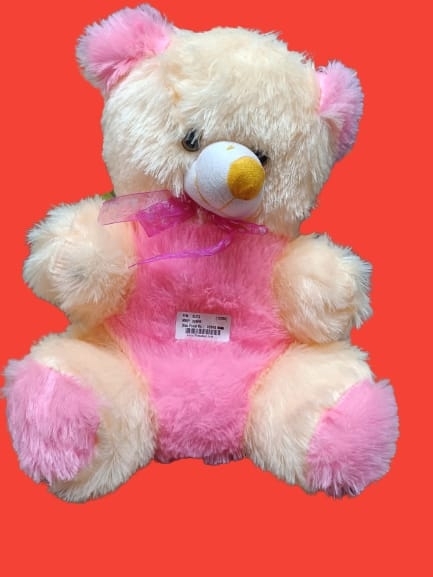Yellow &Pink Fur Teddy