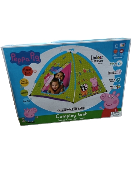 PEPPA PIG CAMING TENT INDOOR AND OUT DOOE