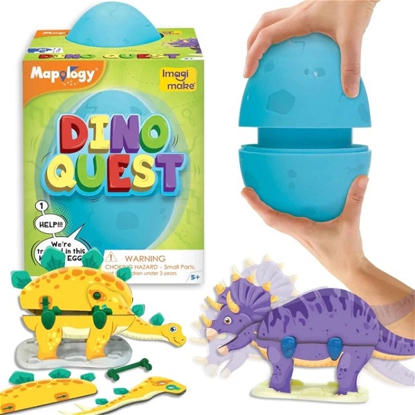 imagimake Mapology Dino Quest - blue
