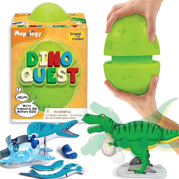 imagimake Mapology Dino Quest - Green