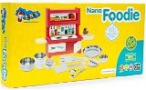 Sunny 13 Pieces Nano Foodie Kitchenware Set with Stainless Steel Utensils | A Perfect Role Play Kitchen Set Toys for Girls Kids | Certified as per Indian Standards is 9873, Safe & Durable for Kids