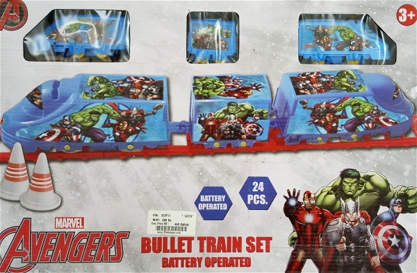 Avengers Bullet Train Set Battery Operated