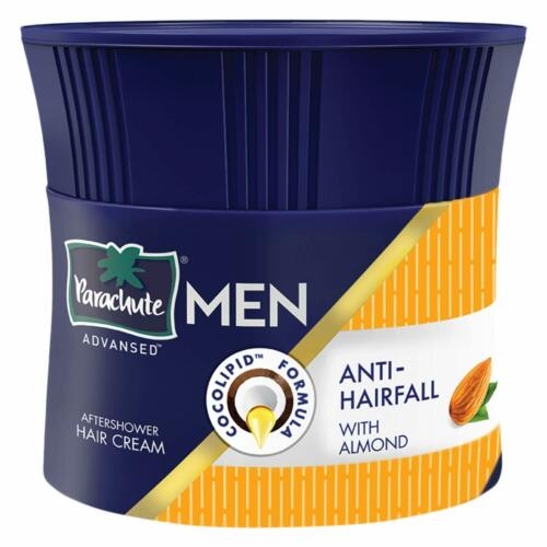 Parachute Advanced Men Hair Cream - Anti Hair Fall With Almond, After Shower Hair Cream , Cocolipid Formula - 100 g