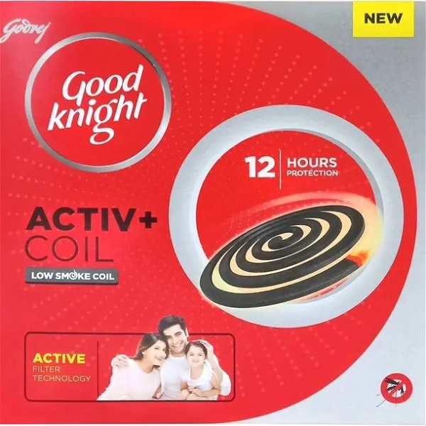 Good Knight Active+ Coil - 12 Hours Protection - 10pcs