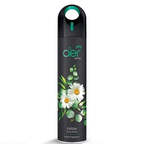 Godrej Aer Air Freshener Spray- Relax, Home Fragrance - 240ml