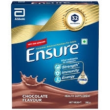 Ensure Health Supplements- Chocolate  Flavour, Complete Balanced Nutrition For Adults - 400g