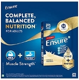 Ensure Health Supplements- Vanilla Flavour, Complete Balanced Nutrition For Adults - 400g