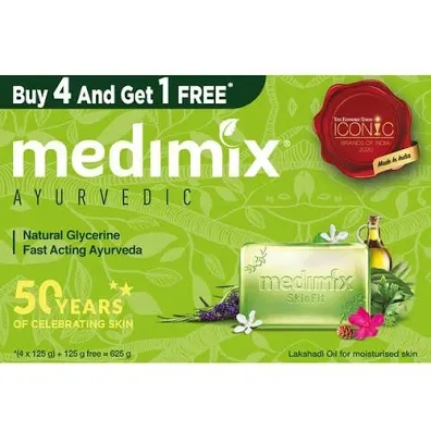 Medimix Ayurvedic Natural Glycerine Fast Acting Ayurveda - 125g