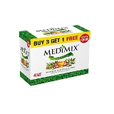 Medimix Ayurvedic Bathing Soap With 18 Herbs - Effective For Skin Problems - 125g - Pack Of 3