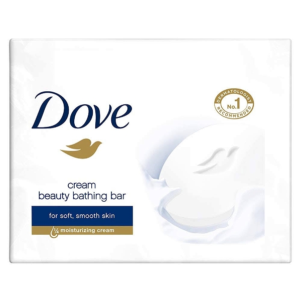 Dove Cream Beauty Bathing Bar - For Soft, Smooth Skin - 125g - (Pack Of 3)