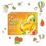 Fiama  Gelbar Peach & Avocado, Moisturised Skin -with Skin Conditioners - 125g