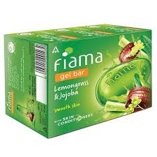 Fiama Gelbar Lemongrass And Jojoba Gelber, Smooth Skin - With Skin Conditioners - 125g(Pack Of 3)