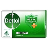 Dettol Original , Protection From 99.9% illness Causing Germs   - 4×125g