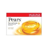 Pears Pure & Gentle Bathing Bar, 98% Pure Glycerin Natural Oils, Look Young Stay Young - 100g