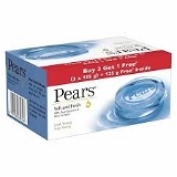 Pears Soft & Fresh, 98% Pure Glycerin & Mint Extracts , Look Young - Stay Young - 75g