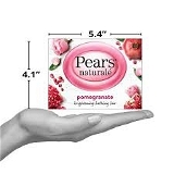 Pears Naturale Pomegranate Brightening Bathing Bar - 125g (Pack Of 4)
