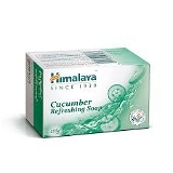 Himalaya Cucumber & Coconut Soap, Refreshes & Rejuvenates Skin - 125g (Pack Of 6)