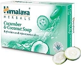 Himalaya Cucumber & Coconut Soap, Refreshes & Rejuvenates Skin - 125g (Pack Of 6)