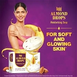 Bajaj Almond Drops - Moisturising Soap With Almond Oil & Vitamin E for Soft & Glowing Skin - 100g  (Pack Of 4)