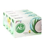 Godrej Coconut & Neem Bathing Soap, Natural Oils - 150g - (Pack 4)