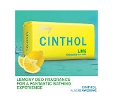 Cinthol Lime- Refreshing Deo Soap - 75g (Pack Of 4)