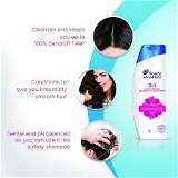 Head & Shoulders Smooth & Silky Anti Dandruff Shampoo - 340ml