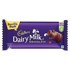 Cadbury Dairy Milk Family Pack - Chocolate Bar - 123g