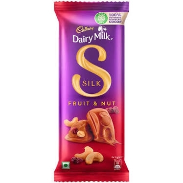 Cadbury Dairy Milk Silk Fruit & Nut Chocolate Bar - 55g