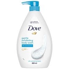 Dove  Gentle Exfoliating Beads Body wash For Softer Smoother Skin - 800ml