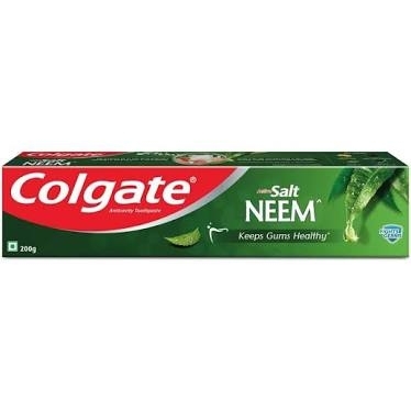 Colgate Toothpaste- Active Salt Neem, Anticavity - 200g