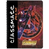 Classmate  Pulse Spiral Notebook- Unruled, For School & Office Use - 160pages