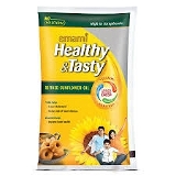 Emami  Healthy And Testy Refined Sunflower Oil - 1 L - Pouch