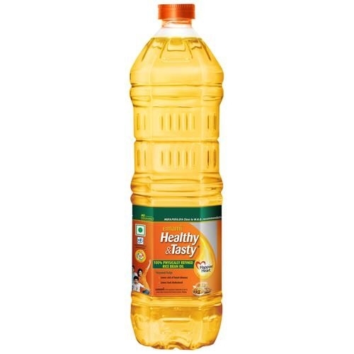 Emami  Healthy & Testy Physically Refined Rice Bran Oil - 1 L - Bottle