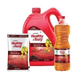 Emami  Healthy And Testy Kachi Ghani Mustard Oil - 1 L - Bottle