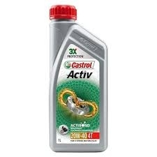 Castrol Active 20W-40, 4T Synthetic Technology Engine Oil, 3x Protection  - 1L
