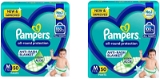 Pampers All Round Protection Diaper Pants- M, 7-12 Kg, Anti Rush Blanket, 100% Wetness Lock, All Night - 76 Pcs